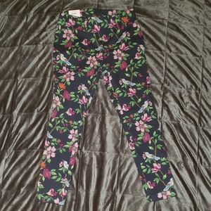 Womens floral jeggings